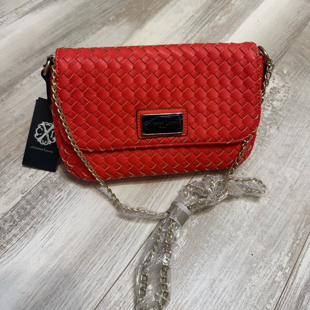 Christian Lacroix Vibrant Red Crossbody Bag